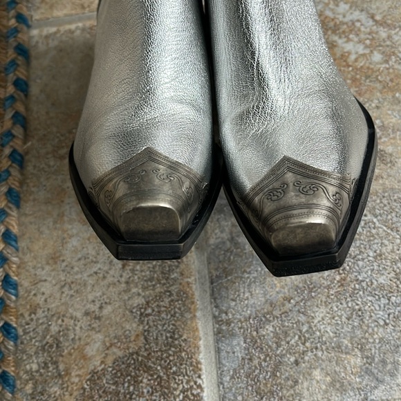 Free People Brayden Western Boot Pewter Size 8.5 NWT - Picture 13 of 16